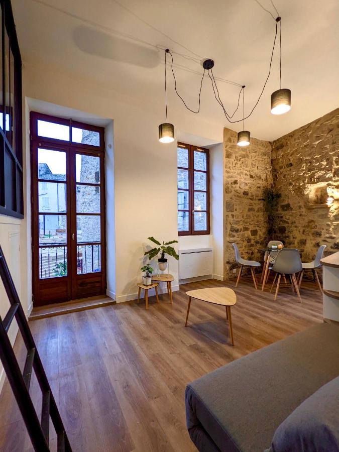 Joli appartement de charme rénové en centre ville Aubenas Exterior foto